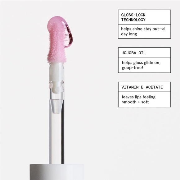 Glossier Glassy high shine lip gloss: clear - transparent - Picture 4 of 6